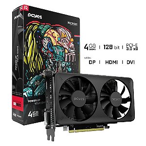 Placa de Vídeo RX 550 4GB GDDR5 128 Bits Dual-Fan PCYes Pvex5504Gbdf
