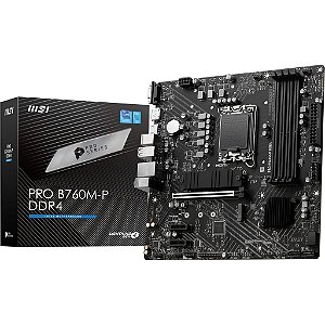 Placa Mãe MSI B760M-P Pro Séries LGA 1700 DDR4