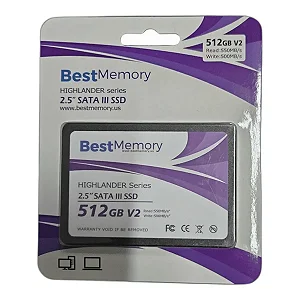 SSD 512GB SATA3 Best Memory BTSDA-512G-550