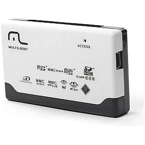 Leitor de Cartão de Memória USB Multilaser AC076
