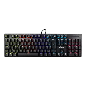 Teclado Mecânico Gamer Kalkan Loki Switch Marrom LED Rainbow ABNT2 Full Size