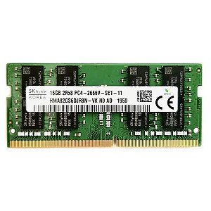 Memória Notebook 16GB DDR4 2666 MHz Hynix