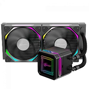 Water Cooler Gamer Kalkan Delta 240 Wireless ARGB Preto KLK00050