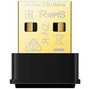 Adaptador USB Wireless TP-Link T3U Nano AC1300