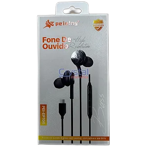 Fone de Ouvido Intra Tipo-C Peining PEI-EP106