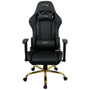 Cadeira Gamer Mymax MX7 Preto Gold Edition MGCH-002-BK