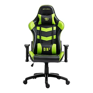 Cadeira Gamer Draxen DN3 Preto e Verde DN003-GR