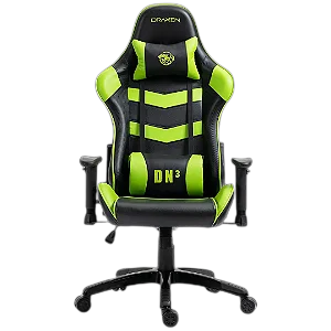 Cadeira Gamer Draxen DN3 Preto e Verde DN003-GR