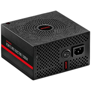 Fonte PCYes Electra 500W, PFC Ativo, Preto, ELEC500W
