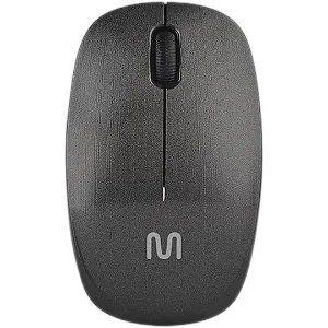 Mouse sem Fio Multi USB 2.4GHz 1200 DPI com 3 Botões e Design Ergonômico – Preto MO251