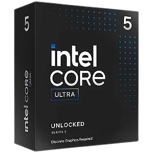 Processador Intel Core Ultra 5 245KF, 14-Core, 14-Threads, 4.2GHz (5.2GHz Turbo), Cache 24MB, LGA1851, BX80768245KF
