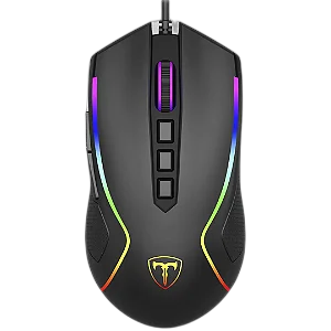Mouse Gamer T-Dagger Darkangel V3, RGB, 4000 DPI, 8 Botões, Preto, T-TGM209 V3
