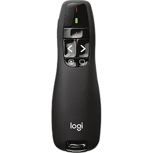 Apresentador sem fio Logitech R400 com Laser Pointer Vermelho