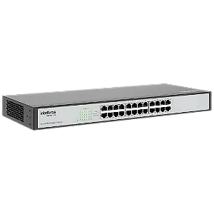 Switch 24 portas Intelbras SG2400 QR+ Gigabit