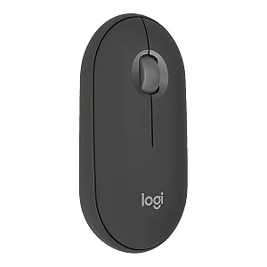 Mouse sem fio Logitech Pebble 2 M350s com Clique Silencioso, Conexão ou Bluetooth e Pilha Inclusa