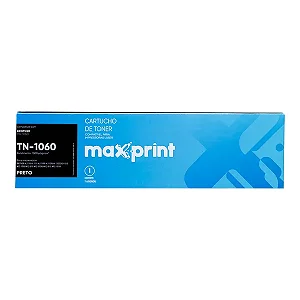 Cartucho de Toner Maxprint TN1060 Preto Compatível com Brother