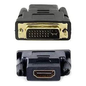 Adaptador Conversor DVI-I Macho 24+5 x HDMI Fêmea