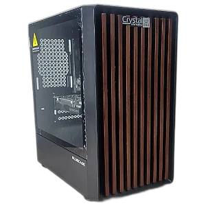 PC Gamer Crystal Intel i5-10400F Placa de Vídeo RTX 3050, 16GB Memória, SSD 512GB