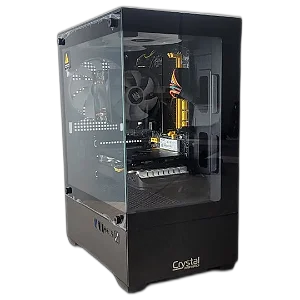 PC Gamer Crystal Intel i7-6700 Placa de Vídeo RX 570, 16GB Memória RAM, SSD 512GB