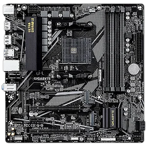 Placa Mae Gigabyte B550M DS3H R2, DDR4, Socket AMD AM4, M-ATX, Chipset AMD B550, B550M-DS3H-R2