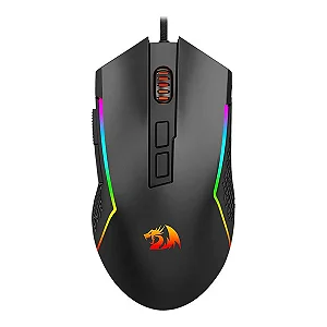 Mouse Gamer Redragon Trident Lite, RGB, 8000DPI, 7 Botoes, Preto, M613-RGB