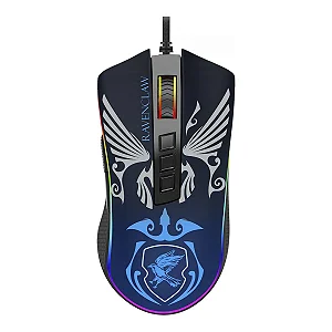 Mouse Gamer Redragon Harry Potter Edição Mágica Cobra RGB Chroma 12400 DPI - HP-711R
