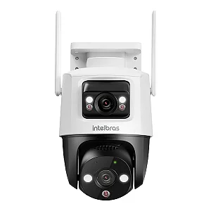 Câmera Externa iM9+ com Duas Lentes Visão Noturna e Áudio Bidirecional Intelbras