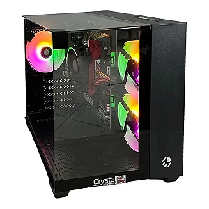 PC Gamer Crystal Processador AMD Ryzen 7 5700G Memória 16GB SSD 512GB