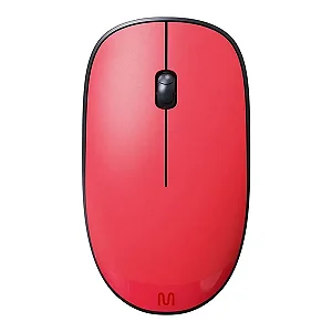 Mouse Sem Fio Slim Multi MS300 1200 DPI Vermelho – MO343
