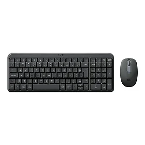 Kit Teclado e Mouse Logitech MK250 Bluetooth ABNT2 Preto – 920-013516