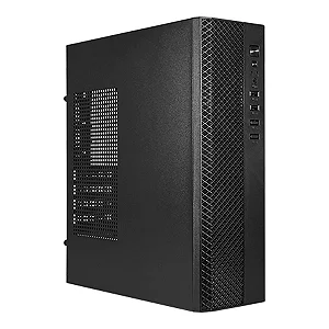 Gabinete Slim Micro ATX GM-01WE+PS-200 K-mex — Formato Reduzido com Fonte 200W