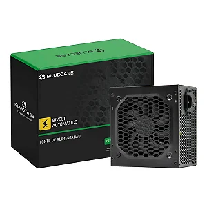 Fonte 500W BlueCase BLU500-ATPS2 — ATX 70% Eficiência
