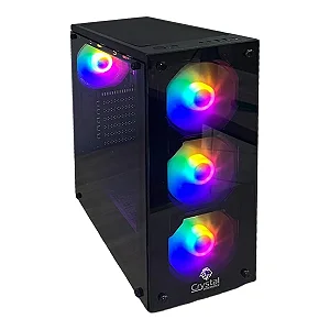 PC Gamer Crystal AMD Ryzen 7 5700G, 16GB RAM, NVMe 512GB, Wifi Integrado, Win 11 Pro Original
