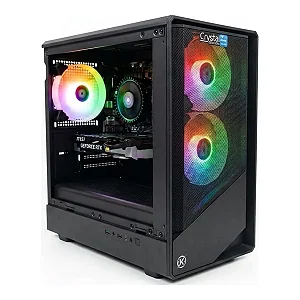 PC Gamer Crystal Intel i5-12400F Placa de Vídeo RTX 5050 8GB RAM 16G