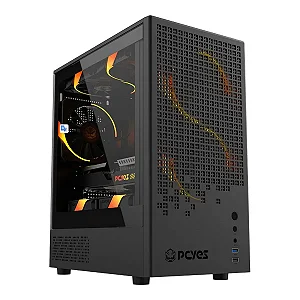Gabinete Gamer Pcyes Ozara Black Vulcan - Gozrbv