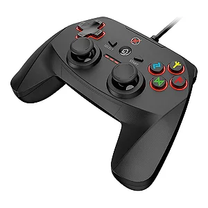 Controle Gamer Kalkan Dagaz Preto USB KLK00001