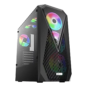 Gabinete Gamer Kalkan Joturn Lite Preto KLK087