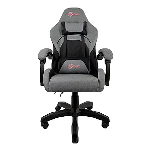 Cadeira Gamer Kalkan Astri Lunar Preto e Cinza KLK058