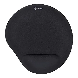Mouse Pad Com Apoio De Pulso Em Gel Mpg-10P Preto