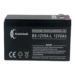 Bateria Para Nobreak 12V 9A Coletek BS-12V9A