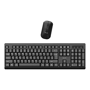 Teclado e Mouse sem Fio Multi TC670 1200DPI ABNT2 Preto