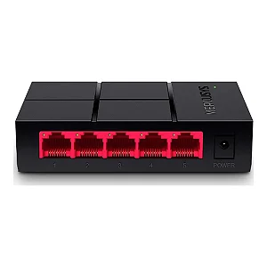 Switch 5 Portas Gigabit Mercusys MS105G(BR)