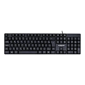 Teclado OfficeEasy com Fio USB 2.0 Maxprint 60000153