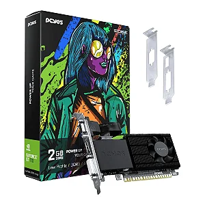 Placa de Vídeo Nvidia Geforce Gt 710 2Gb Ddr3 64Bits Lp Pcyes Ppet7102Gblp