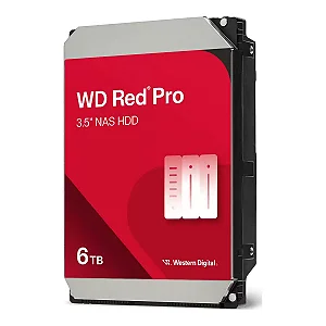 HD Interno 6TB Western Digital Red Pro SATAIII 256MB WD6005FFBX