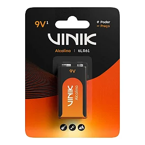 Bateria Alcalina 9V Blister 500 mAh - Vb9Vb1