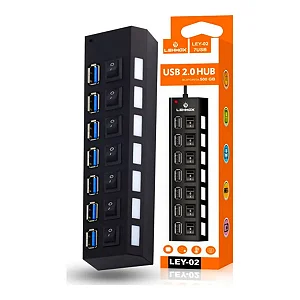 HUB USB 3.0 7 Portas Com Interruptor