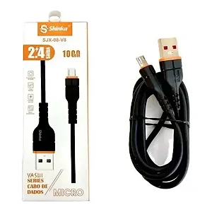 Cabo Carregador USB A Para USB Tipo C 1 Metro SJX-08-TPC