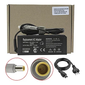 Fonte Carregador Para Notebook Compatível Lenovo 20V 3.25A 4.0x1.7mm