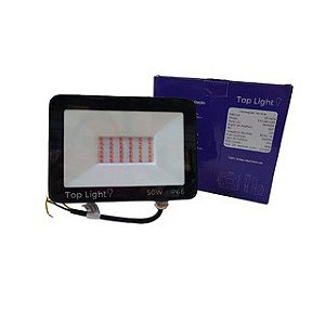 REFLETOR LED  50W VERMELHO